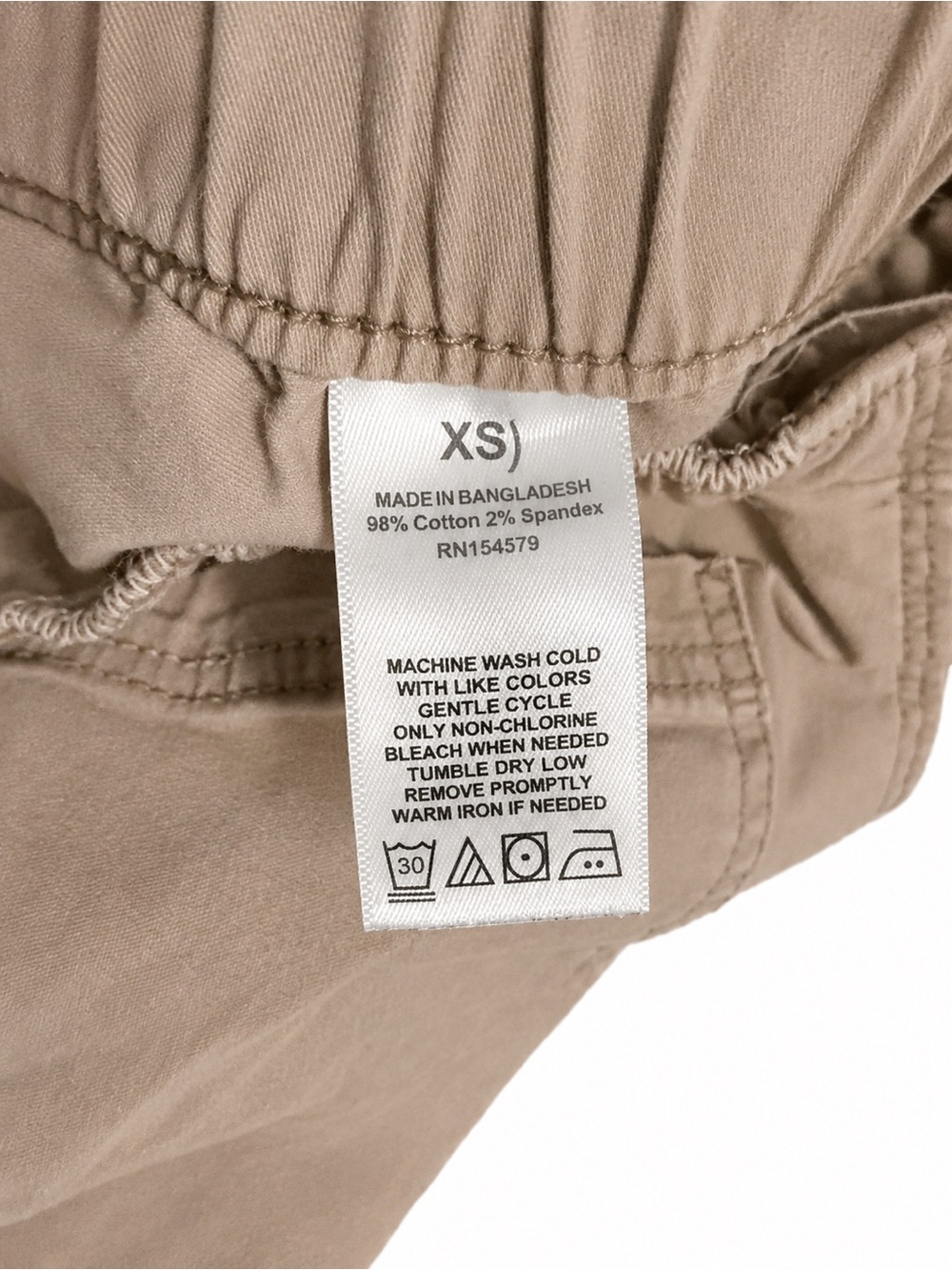 Aeropostale Tan Drawstring Jogger Bottoms - Picture 4 of 5